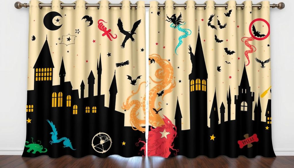 cortinas tema harry potter