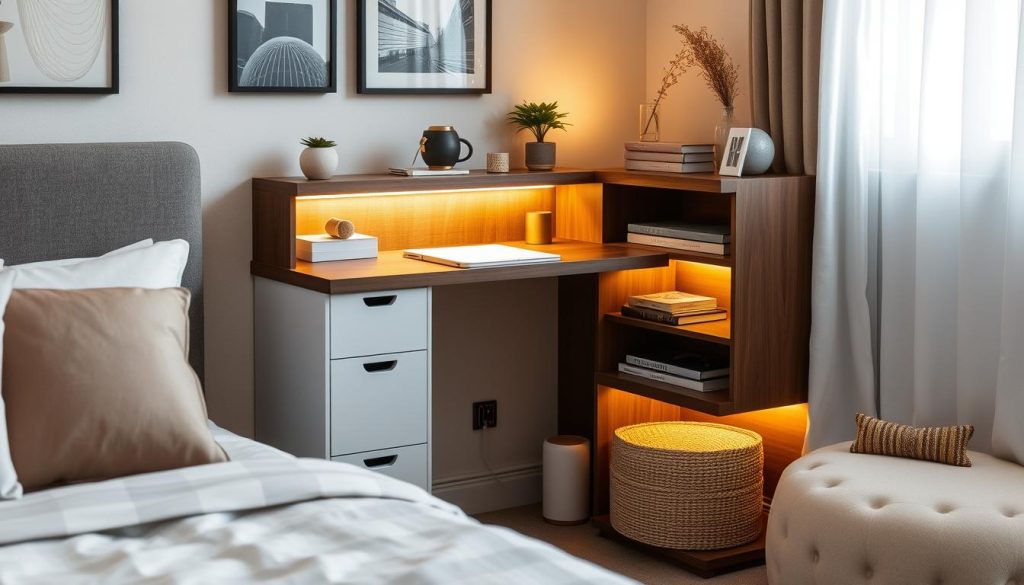escrivaninhas compactas para quarto