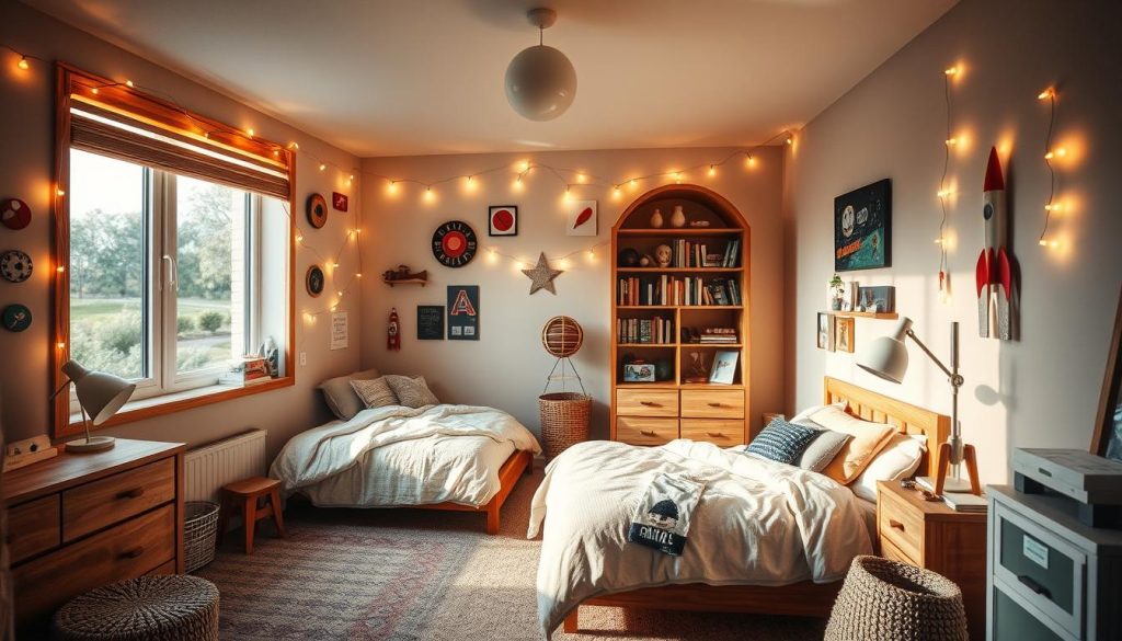 iluminação quarto infantil masculino