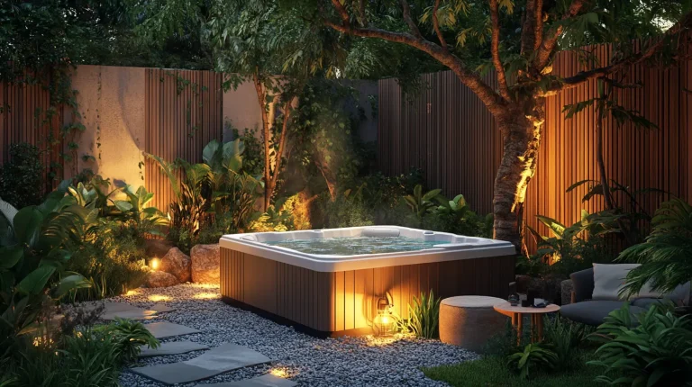 Jacuzzi Externa em Quintal Pequeno