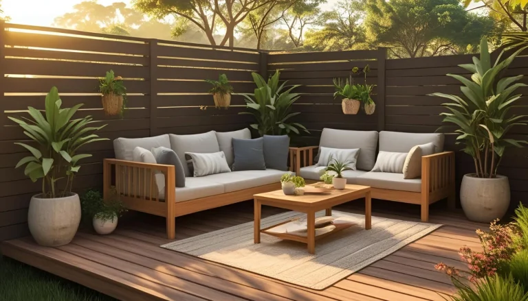 Jardim no quintal