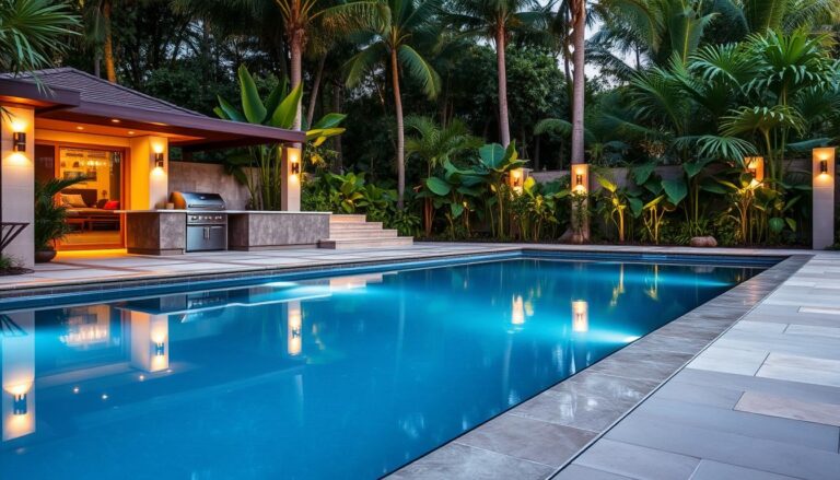 area gourmet com piscina