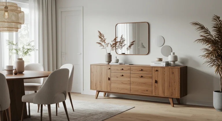 Dicas para decorar sala de jantar com aparador: funcionalidade com estilo