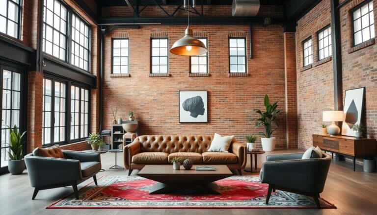 decoração industrial moderna