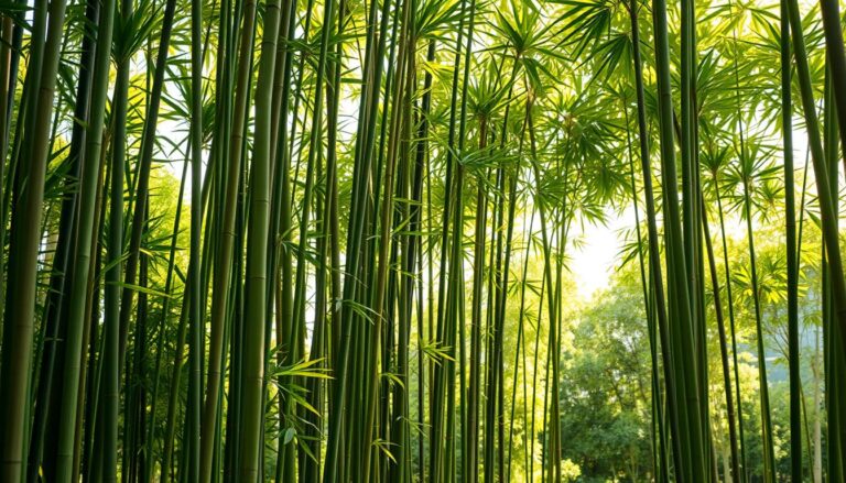 jardim vertical de bambu