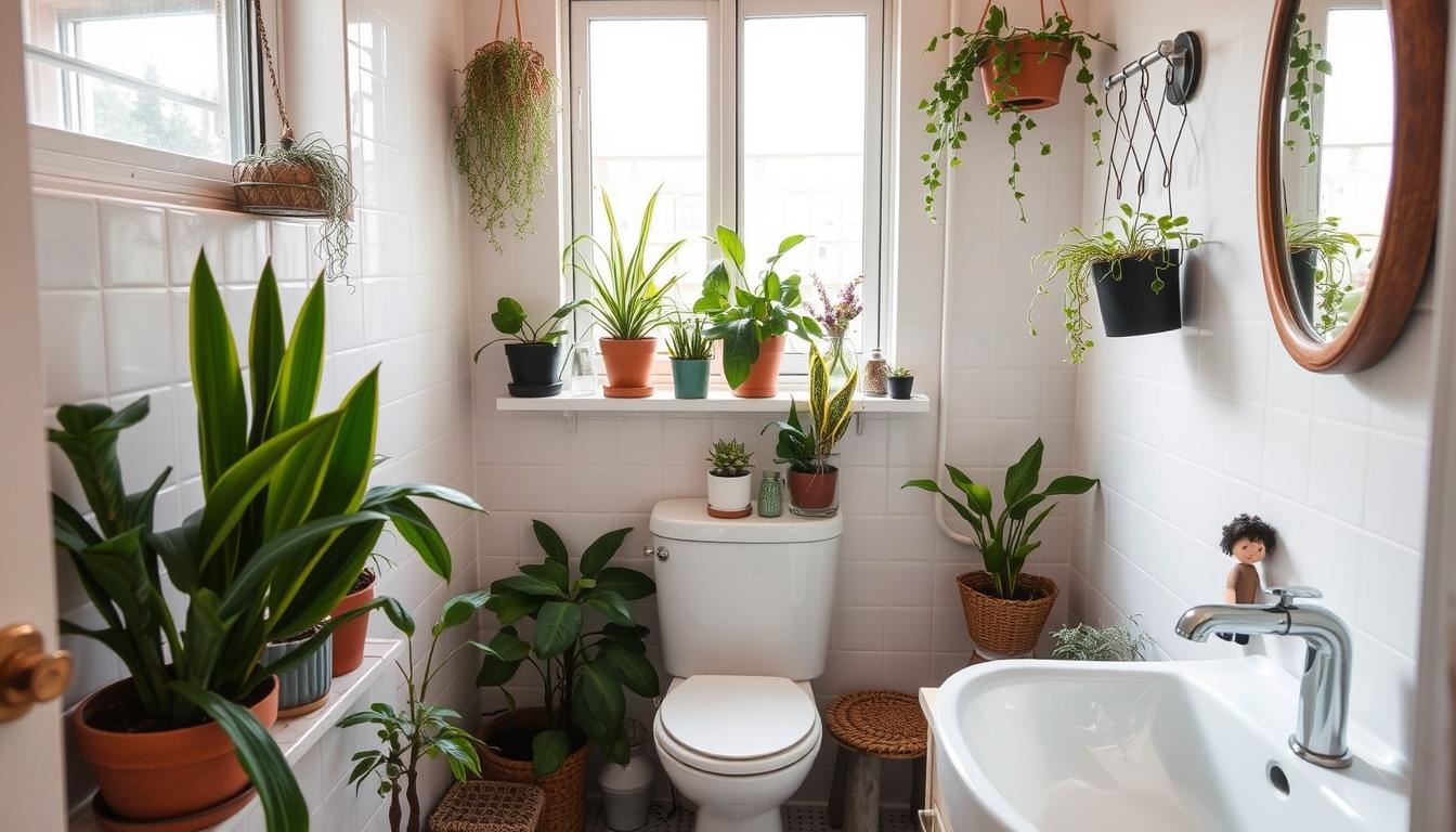 Banheiro Pequeno com Plantas: 5 Ideias de Decoração Verde e Funcional