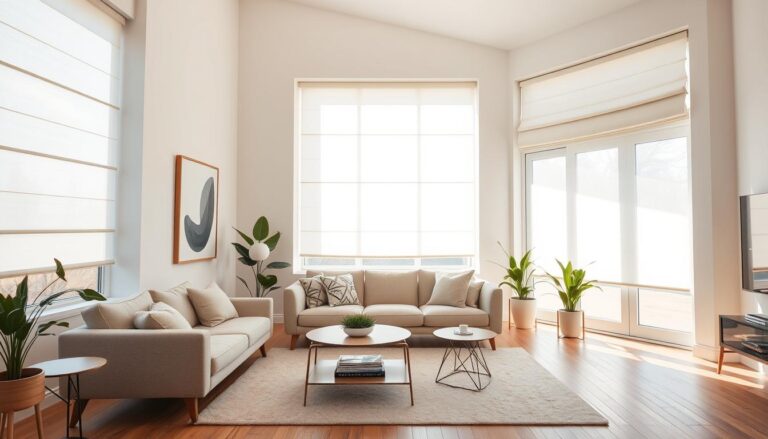 decoração com persianas para sala