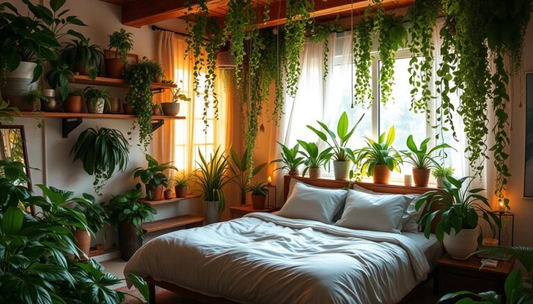 decoração de quarto com plantas