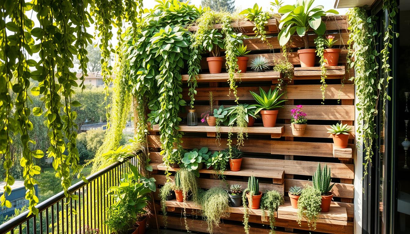 7 Projetos de decoração de jardim vertical com paletes para você se ...