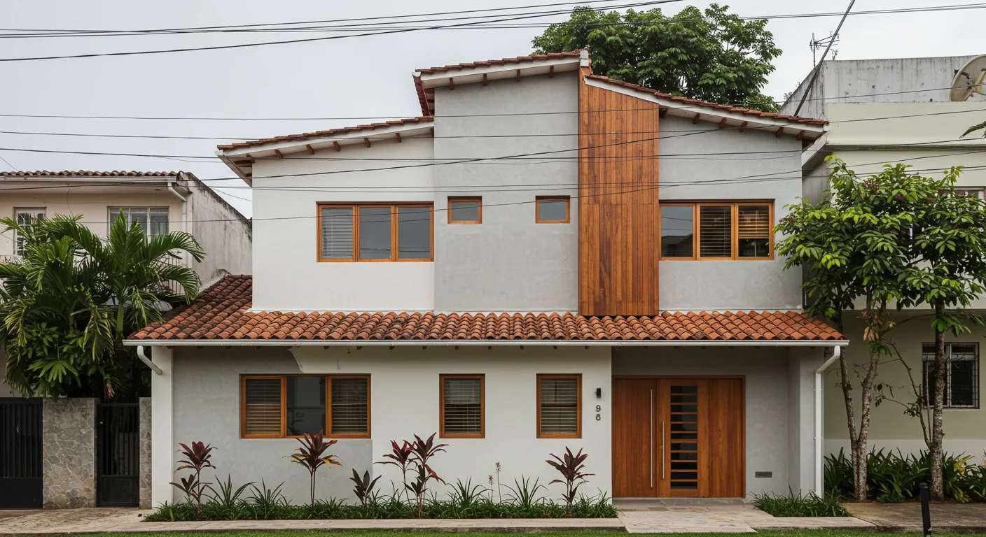 7 Projetos de Fachadas com Telhado Aparente Para Casas Elegantes e ...