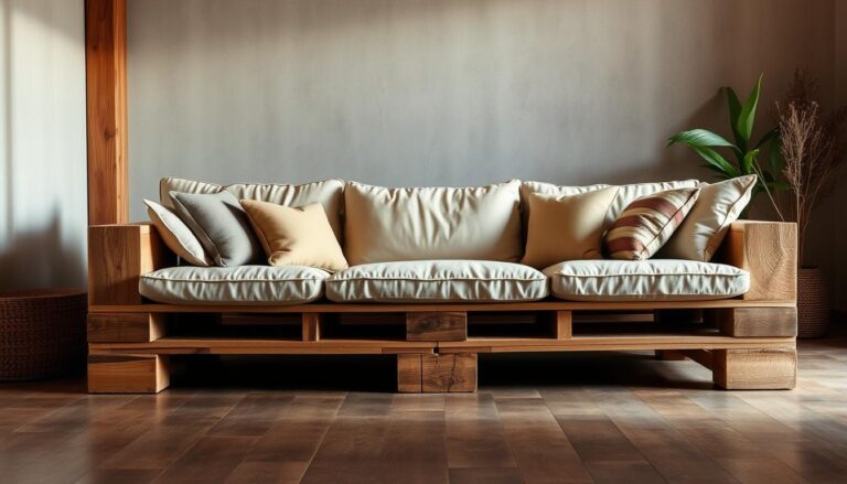 sofá de pallet para sala​