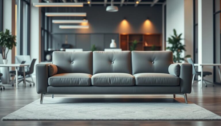 Sofas na decoraçao do escritório