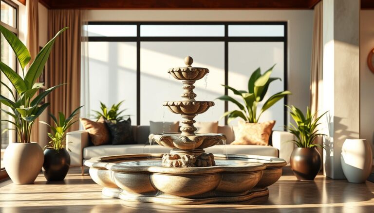 fonte de agua decorativa para sala