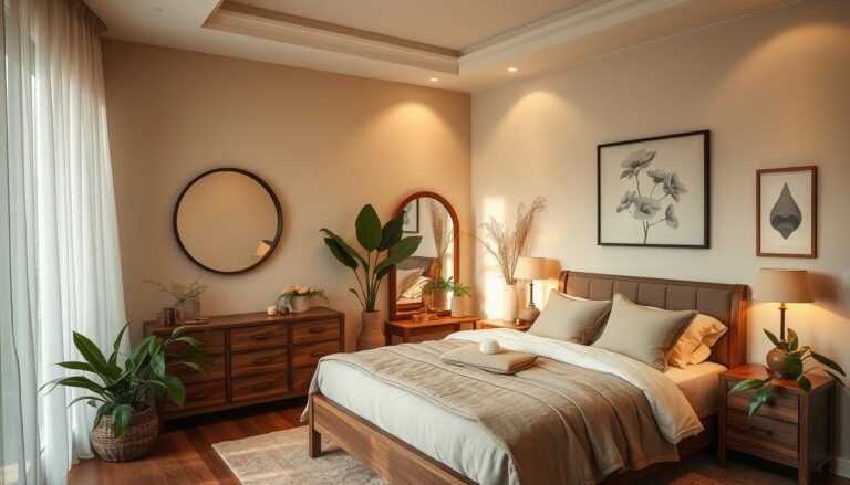 Como usar espelho no quarto