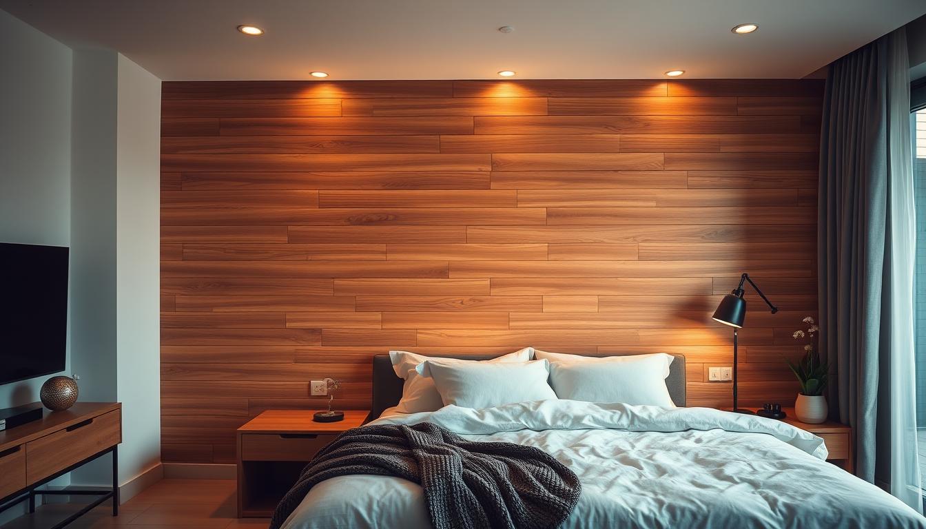 6 Projetos de quarto decorado com painel ripado que dão conforto e ...