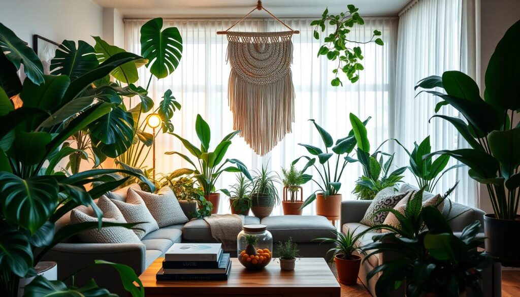 Image showcasing Decoração urban jungle para sala: Dicas Para Colocar em Prática Essa ...
