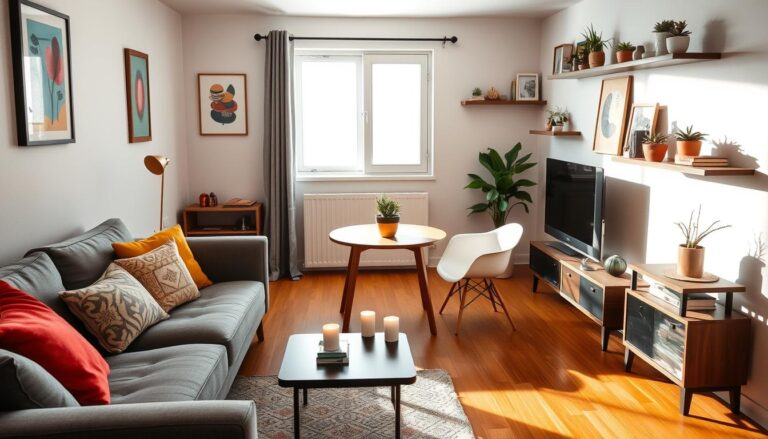 Decoração de apartamento pequeno simples e barato
