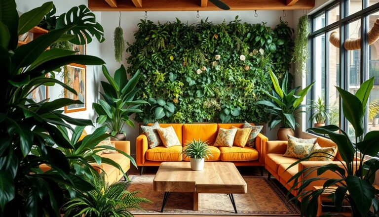 Decoração urban jungle para sala