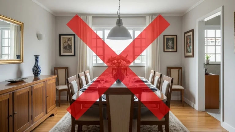fim da mesa de jantar tradicional