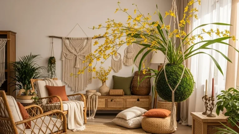kokedama de orquídea