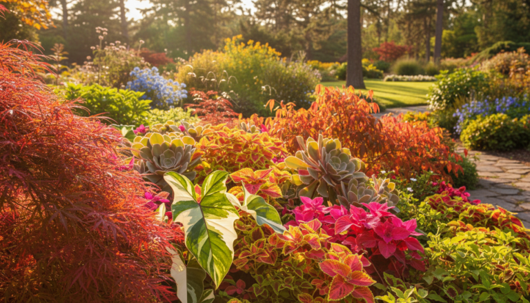 plantas que mudam de cor no sol
