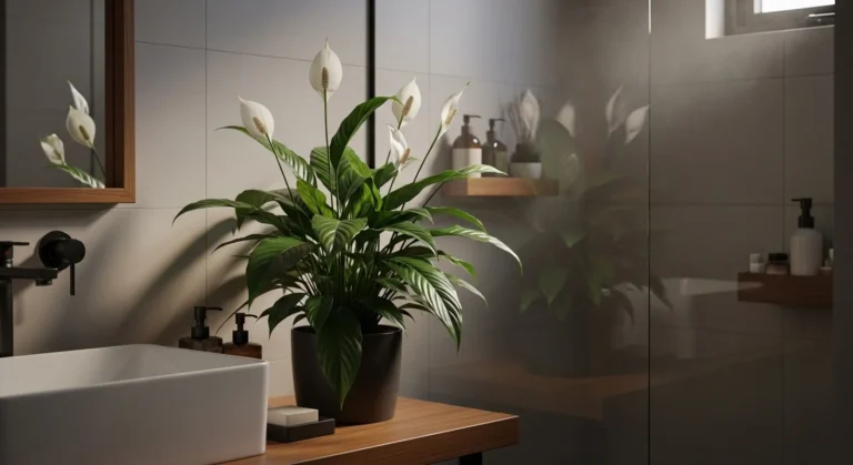 porque colocar plantas no banheiro