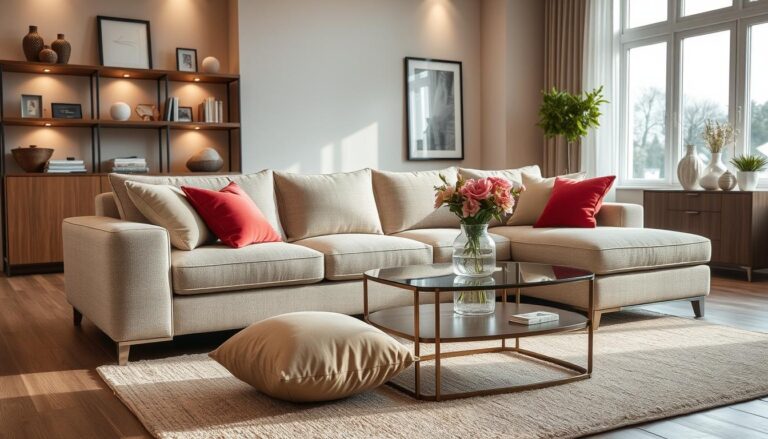 Sofa com chaise:
