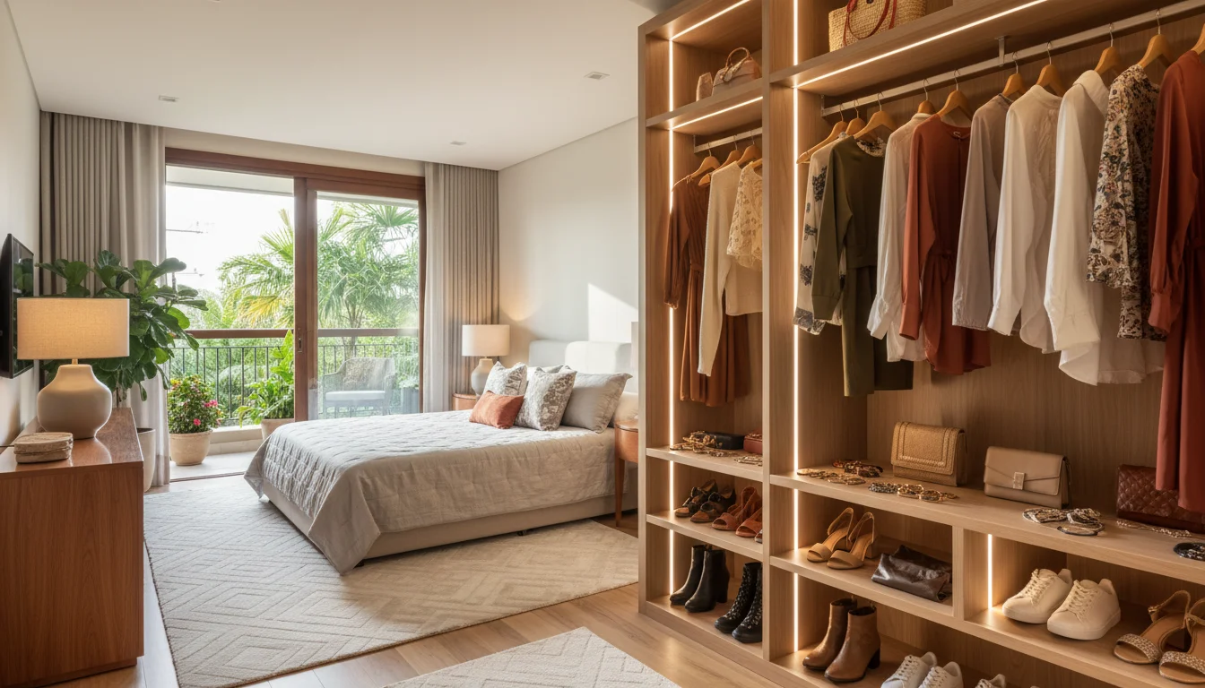 Closet Aberto: A Tendência Que Está Transformando Quartos