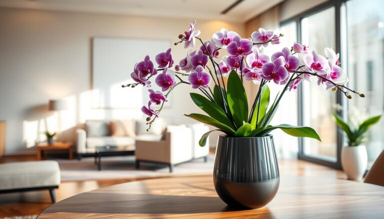 decoração de interiores simples e elegantes com orquídea