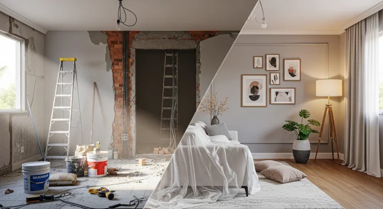 diferenças entre reforma de redecoração