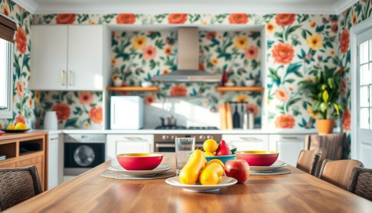 tendência pra decorar paredes de cozinha sem quebrar