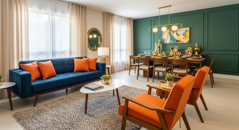 combinação de cores na decoração de ambientes