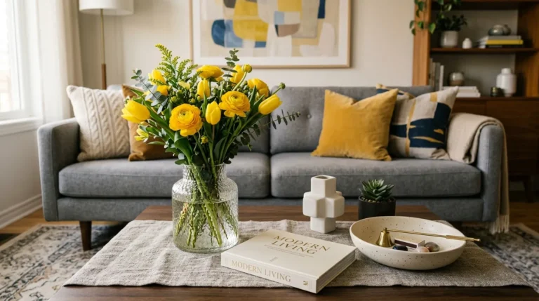 decoração para mesa de centro