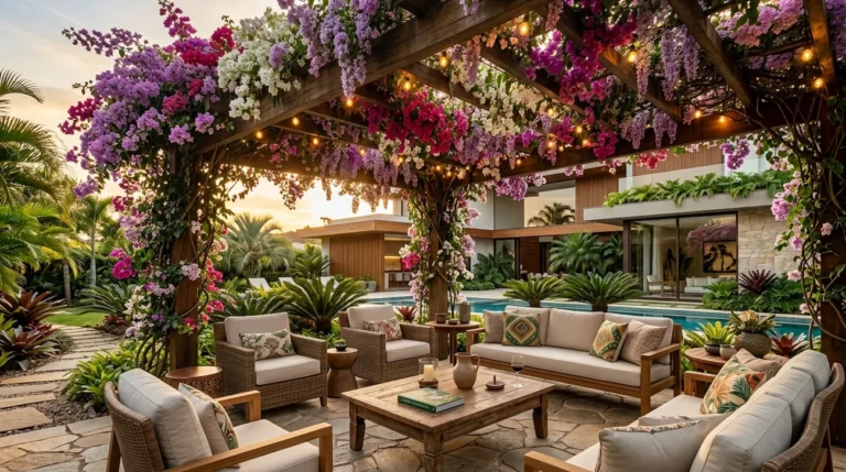 treepadeiras floridas para pergolado